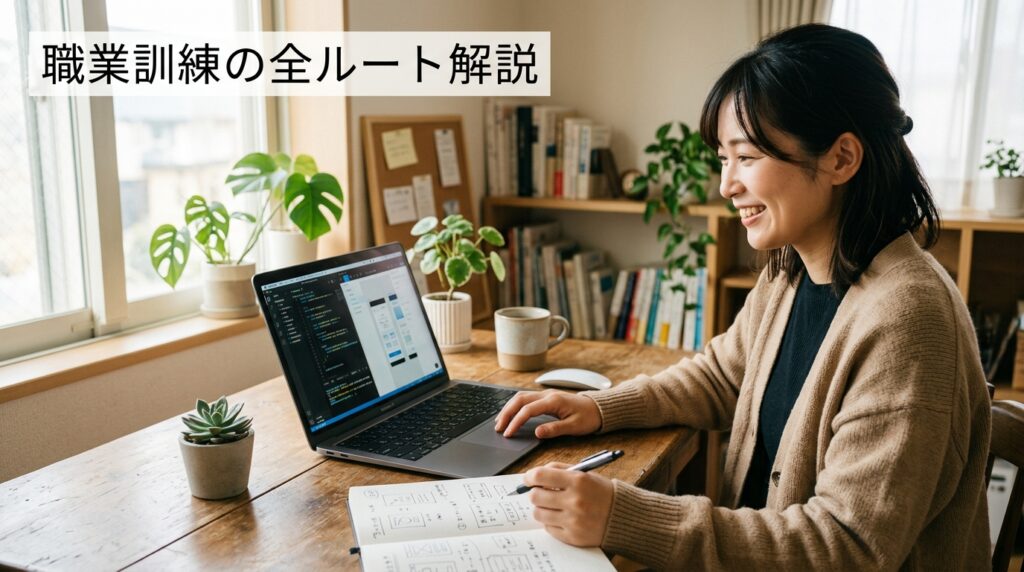 職業訓練の種類を徹底比較！給付金をもらいながら学ぶ全ルートを解説